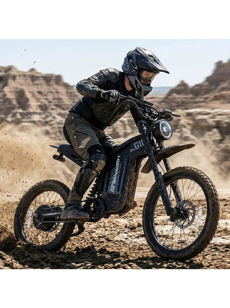 HappyRun G18 Pro 4500W Electric Dirt Bike – 38 MPH & Up to 75-Mile Range