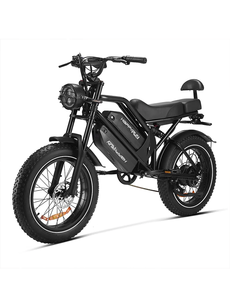 HappyRun G70 Dual-Battery Electric Cargo Bike – 85-Mile Range & UL 2849 Certified