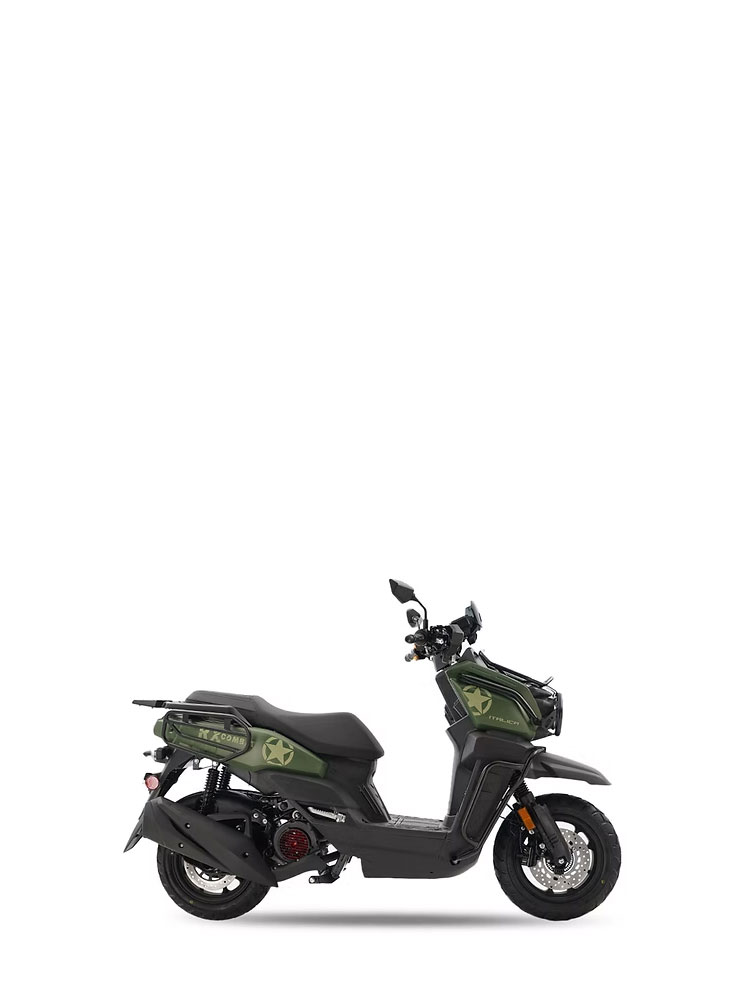Green gas scooter